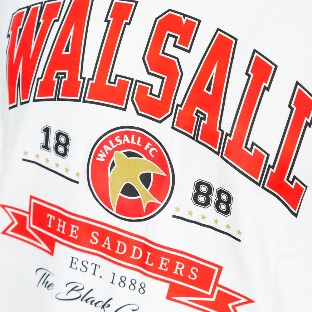 WFC College Print White T-shirt