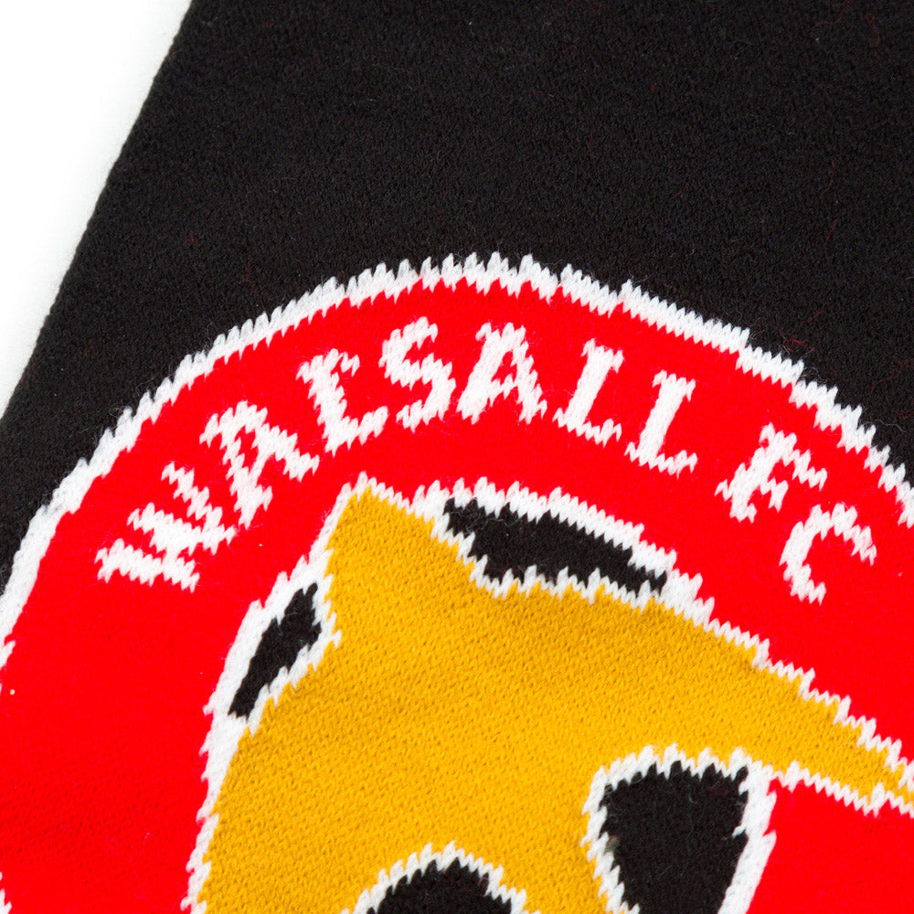 WFC Scarf Black x Red