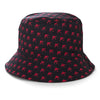 Bucket Hat Reversable Red/White