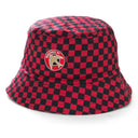 Bucket Hat Reversable Red Black/White