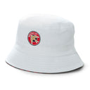 Bucket Hat Reversable Red Black/White
