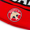 Walsall FC Embroidered Crest Beanie Black/Red