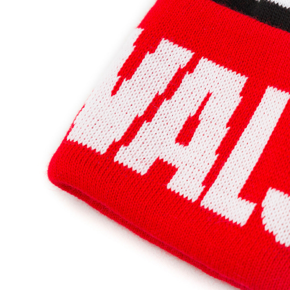 Walsall FC Beanie White/Black/Red