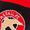 Walsall FC Scarf Red/Black Stripes