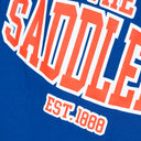 Oversized Saddlers Blue/Red Hoody