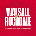 **PRE-ORDER - ROCHDALE PROGRAMME**