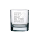 Best Dad Whiskey Glass