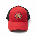 Red Colour Crest Cap