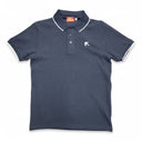 Bodega Navy Waffle Polo