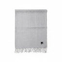 Soft Touch Oversize Woven Scarf - Grey