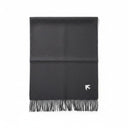 Soft Touch Oversize Woven Scarf - Charcoal