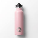 Crest Steel Water Bottle Pink