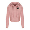 Womens Mono Crest - Heather Grey Crop Hoodie*