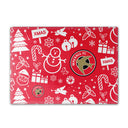 Christmas Pattern Glass Chopping Board*